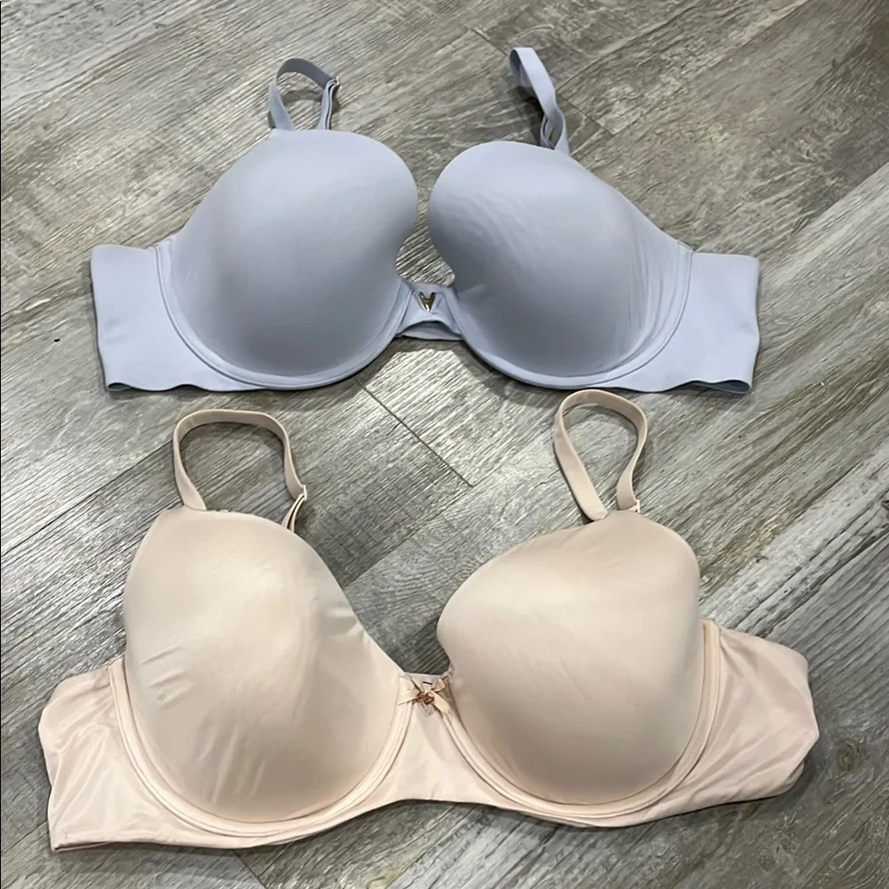 Victoria’s Secret bra‎ Women's Intimates Underwire Bra Set - Gray and Cream 40C